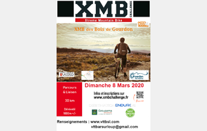 XMB des Bois de Gourdon : dimanche 8 mars 2020 - COMPLET